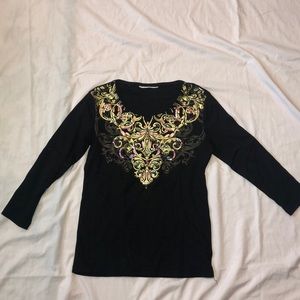 Fashionable long sleeve top